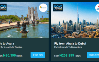 TravelStart Black Friday Flight Deals