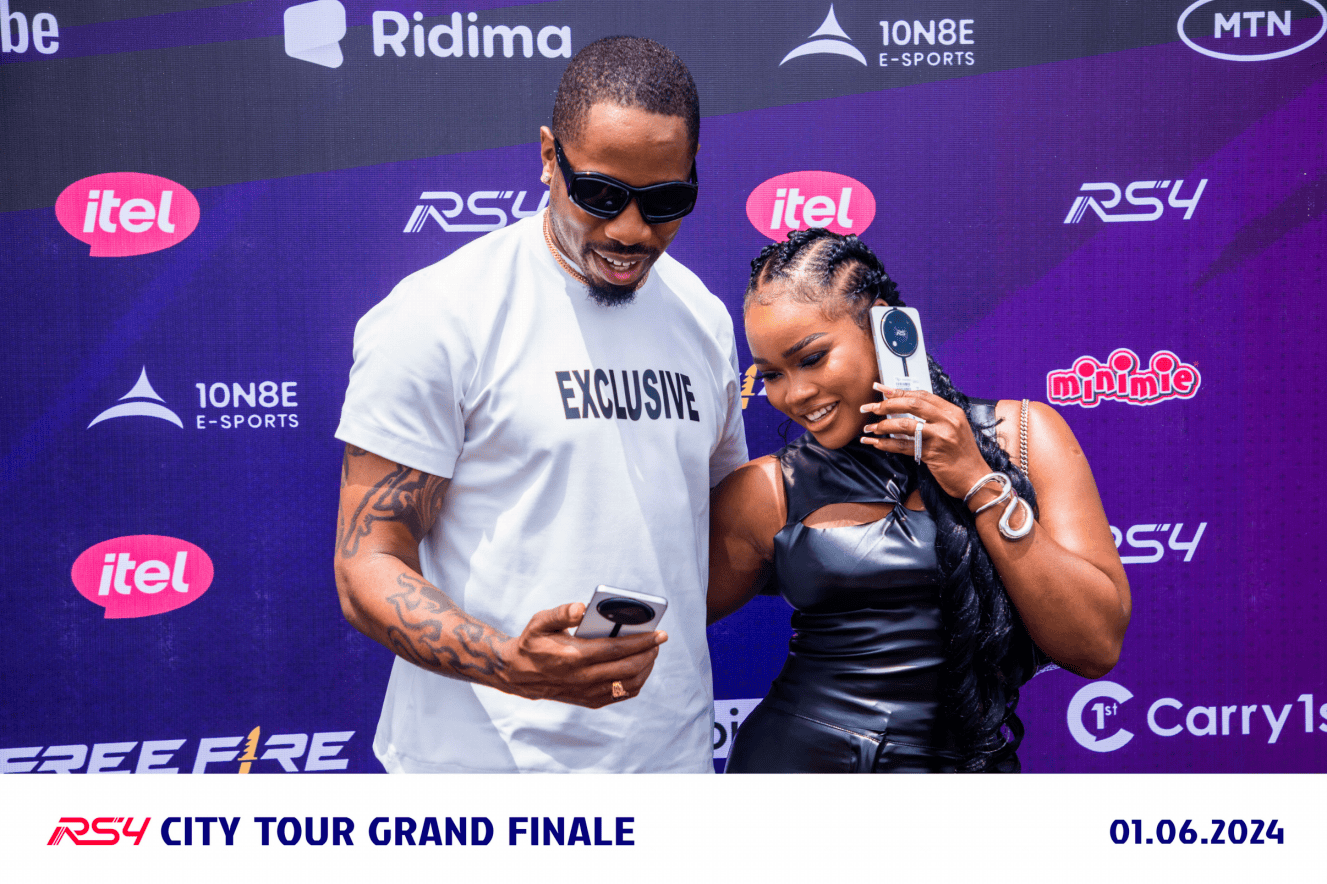 Ike and CeeC at the itel RS4 City Tour Grand Finale Event