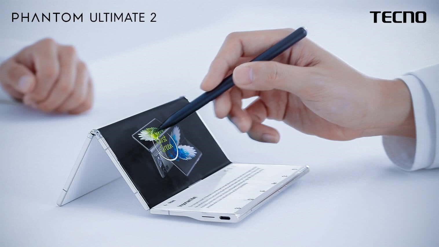 Tecno Phantom Ultimate 2 Tri Fold Phone Concept