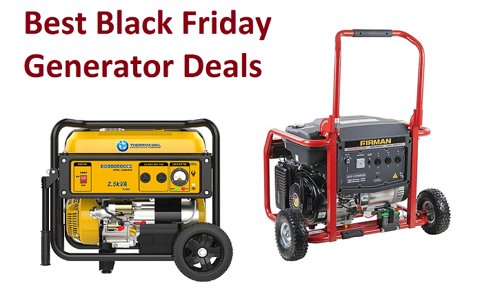 Best Black Friday Generator Deals