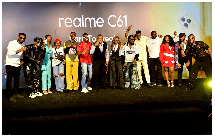 Content Creators at the realme C61 Launch